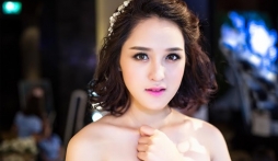 Á hậu Hoàng Anh hóa cô dâu xinh đẹp với tóc ngắn